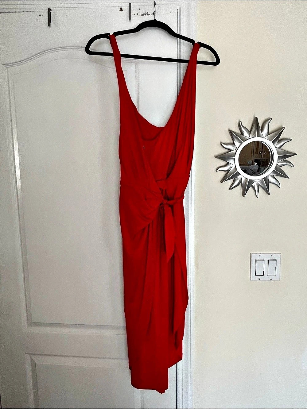 REVOLVE / NBD x NAVEN Red Wrap Dress NWT